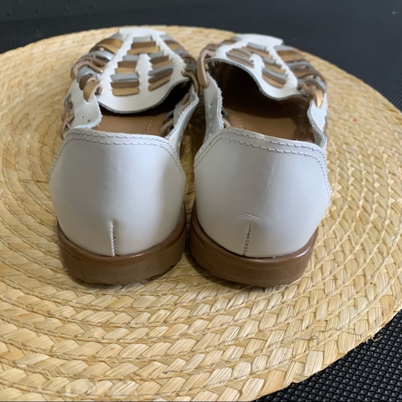 Jessica Brazil Made Leather Huarache Woven Sandals Size 7 - Picture 6 of 11